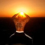 Cosmo holding the sun